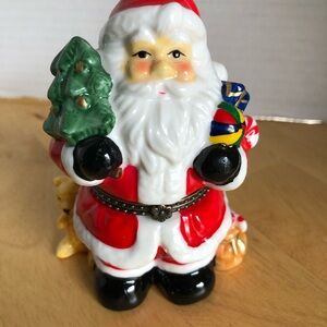 Festive Santa Claus Figurine Trinker Box